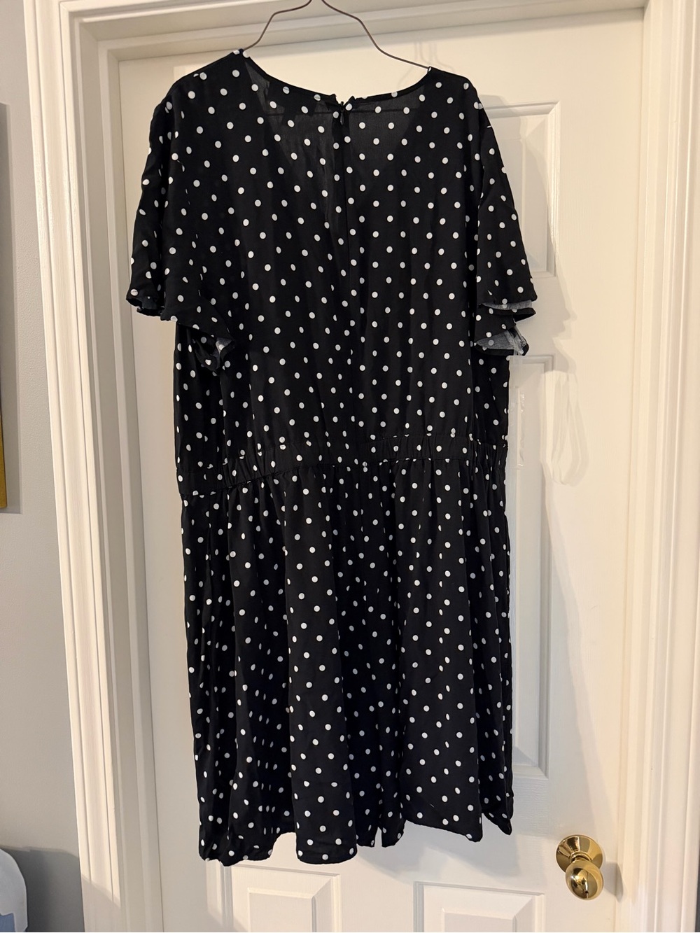 Lane Bryant Black and White Polka Dot Dress - Picture 3 of 3